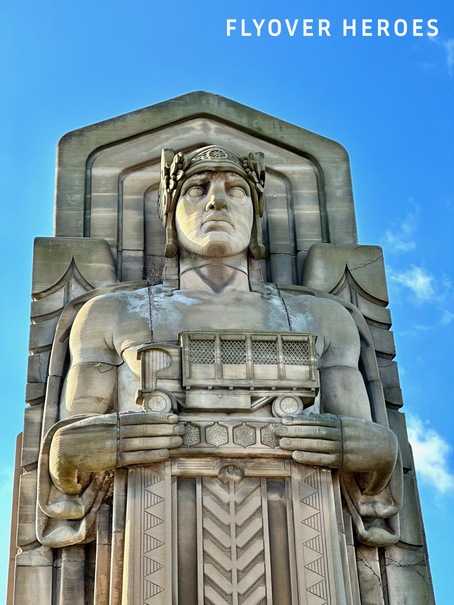 The Cleveland Guardians Statue